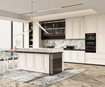 French Style Open Kitchen-ID:696851978