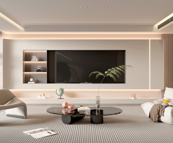 Modern A Living Room-ID:403625971
