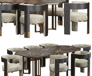 Modern Dining Table And Chairs-ID:257483966