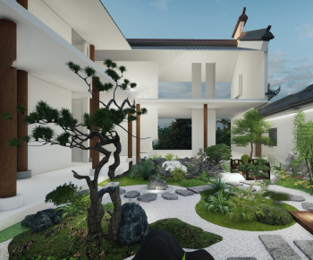 Japanese Style Courtyard/landscape-ID:108059883