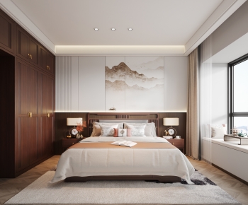 Chinese Style Bedroom-ID:842959886