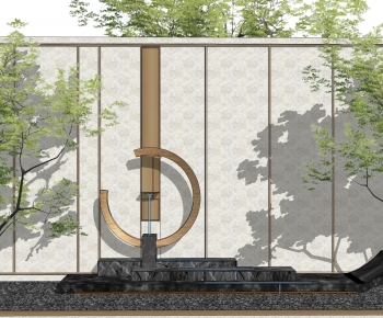 New Chinese Style Landscape Wall-ID:827703959