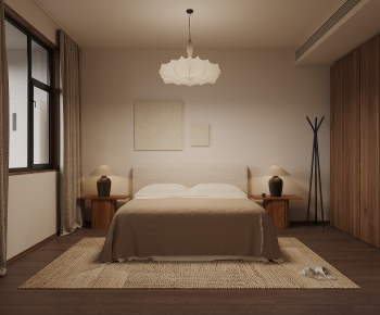 Wabi-sabi Style Bedroom-ID:207161903