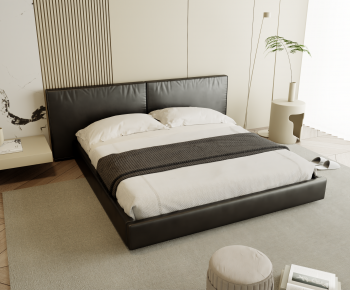 Modern Double Bed-ID:216958052