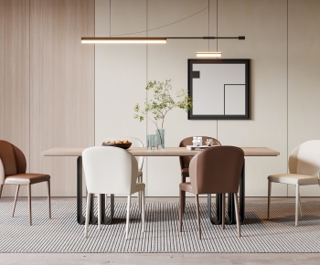 Modern Dining Table And Chairs-ID:823365933