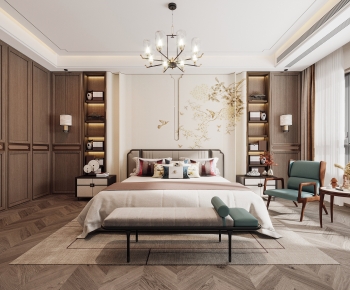 New Chinese Style Bedroom-ID:274013045