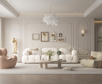 French Style A Living Room-ID:244561912