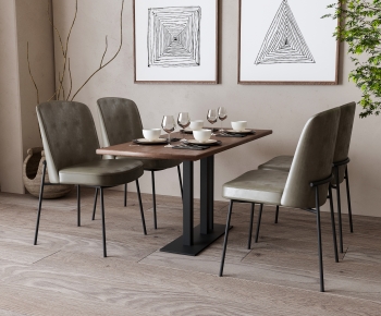 Modern Dining Table And Chairs-ID:462409979