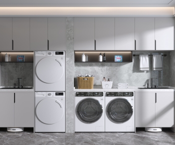 Modern Laundry Cabinet-ID:380130052