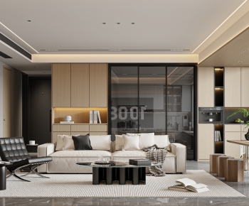 Modern A Living Room-ID:602729323