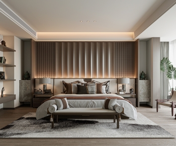 New Chinese Style Bedroom-ID:903436909