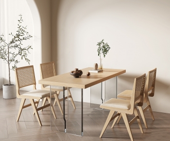 Modern Dining Table And Chairs-ID:689697035