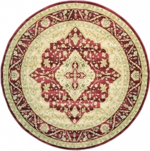 几何艺术圆形地毯-ID:5846807