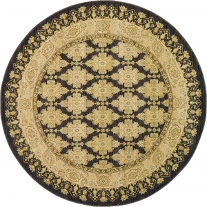 欧式纹理圆形地毯-ID:5847336