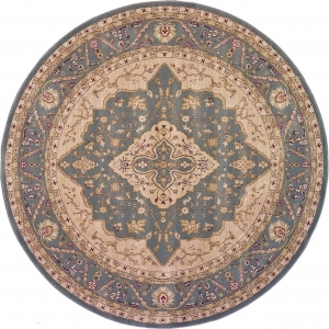 圆形欧式纹理艺术地毯-ID:5847363