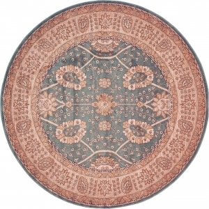 欧式纹理圆形地毯-ID:5848682