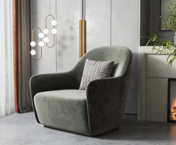 Simple European Style Single Sofa-ID:300621999