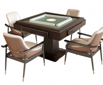 新中式麻将桌椅组合-ID:340353018
