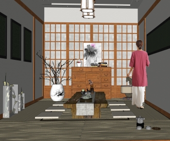 Japanese Style Tea House-ID:707921988