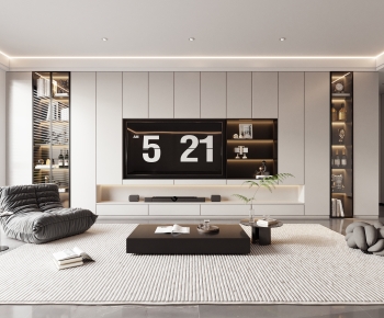 Modern A Living Room-ID:912534953