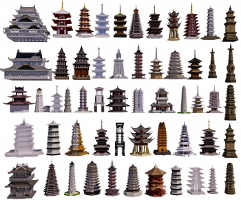 Chinese Style Tower-ID:743936069