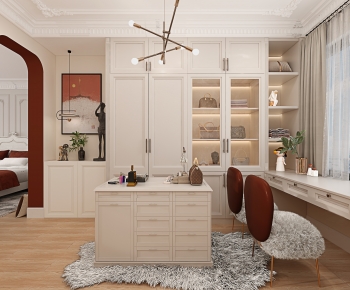 French Style Clothes Storage Area-ID:391351943
