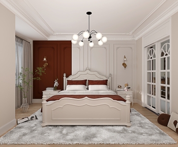 French Style Bedroom-ID:123307946