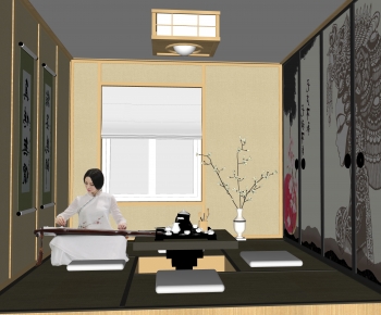 Japanese Style Tea House-ID:412204037