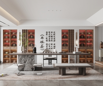 Modern New Chinese Style Tea House-ID:231935983