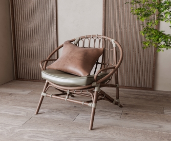 Wabi-sabi Style Lounge Chair-ID:114121918