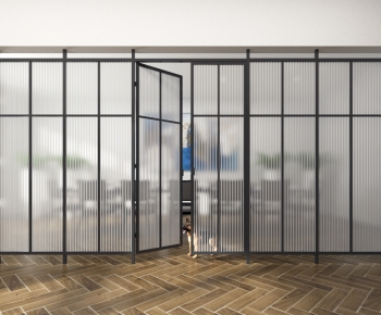 Modern Glass Screen Partition-ID:747633932