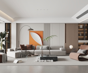 Modern A Living Room-ID:126442914