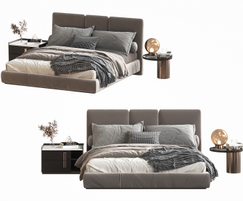 Modern Double Bed-ID:281923065