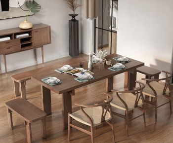 Modern Dining Table And Chairs-ID:789944897