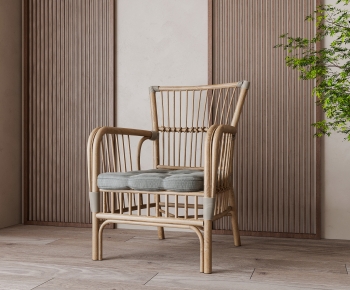 Wabi-sabi Style Lounge Chair-ID:529463055