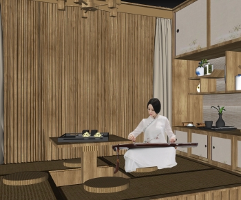 Japanese Style Tea House-ID:912241948