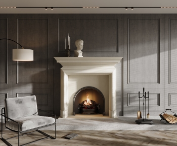 French Style Fireplace-ID:411329981
