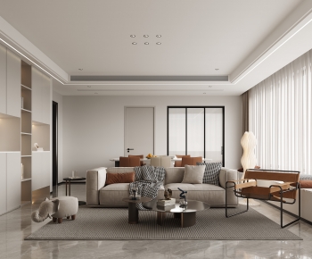 Modern A Living Room-ID:844501973