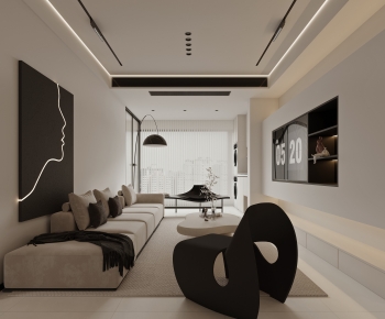 Modern A Living Room-ID:289078957