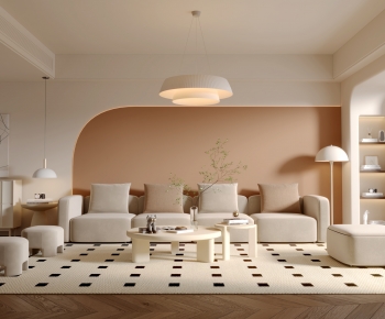 Modern A Living Room-ID:459907053