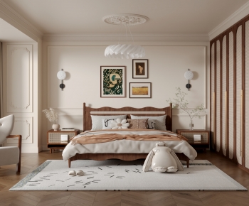 French Style Bedroom-ID:407063968