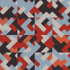 几何艺术抽象地毯-ID:5843546