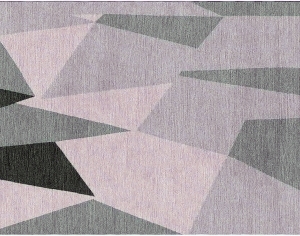 几何抽象艺术地毯-ID:5852730