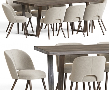 Modern Dining Table And Chairs-ID:347986945