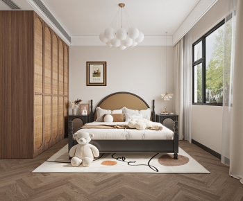 French Style Bedroom-ID:390593052