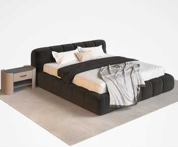 Modern Double Bed-ID:224037896