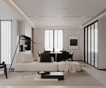 Modern A Living Room-ID:615171919