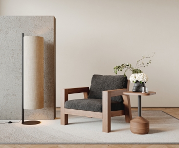 Wabi-sabi Style Lounge Chair-ID:747417938