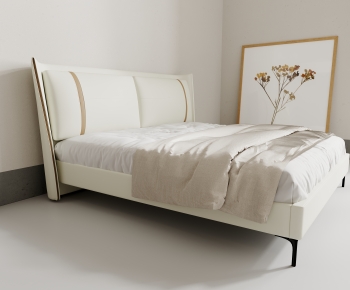 Modern Double Bed-ID:329029089