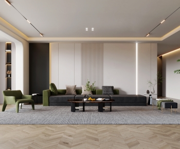 Modern A Living Room-ID:136512998